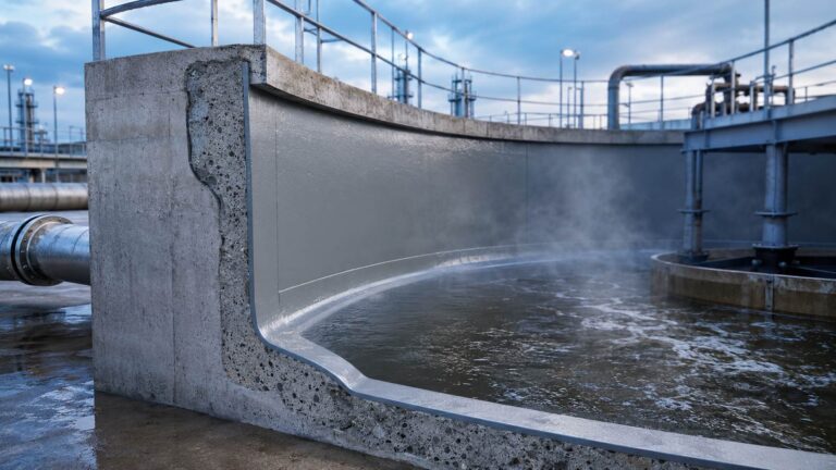 Home插图20 How Concrete Protective Liner CPL Prevents H2S Corrosion in Wastewater Treatment Tanks